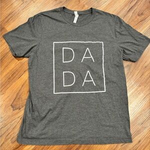 Bella Canvas Dark Gray DADA Men's T-Shirt
